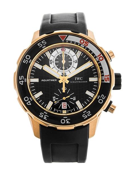 iwc aquatimer red gold|iwc aquatimer minute memory.